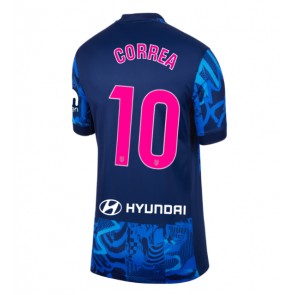 Atletico Madrid Angel Correa #10 Dámské Alternativní Dres 2024-25 Krátký Rukáv